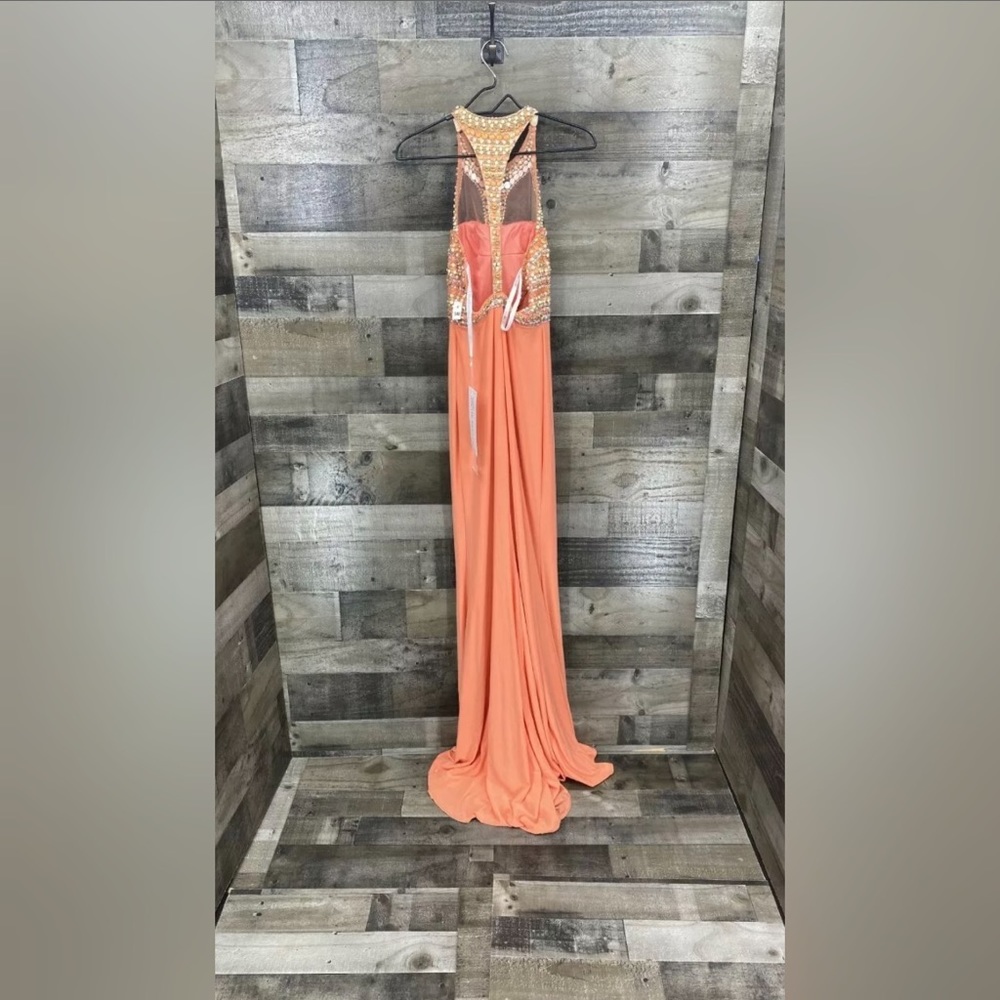 Rachel Allen Princess Beaded Evening Dress Sz 0 - Picture 4 of 9